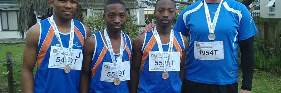 Marco Maarman, Thembasile Mangali, Themba Mangali, Corrie Avenant (Afrigter).